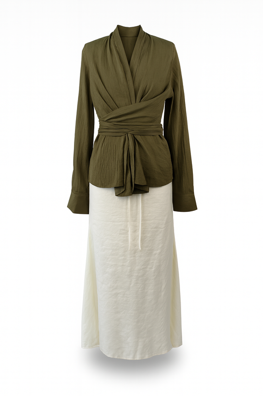 Moss Wrap Top