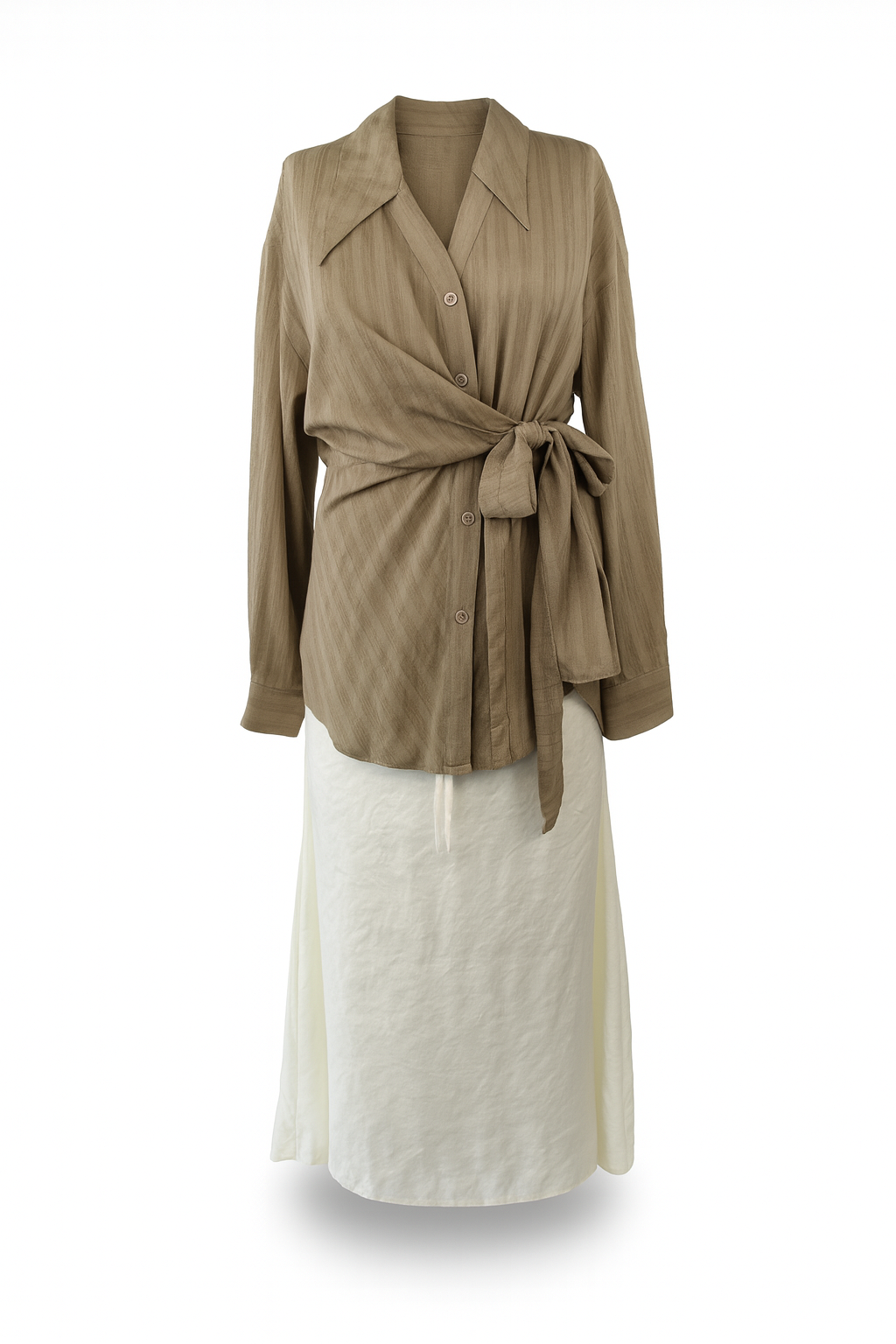 Hemp-Tencel Wrap Shirt