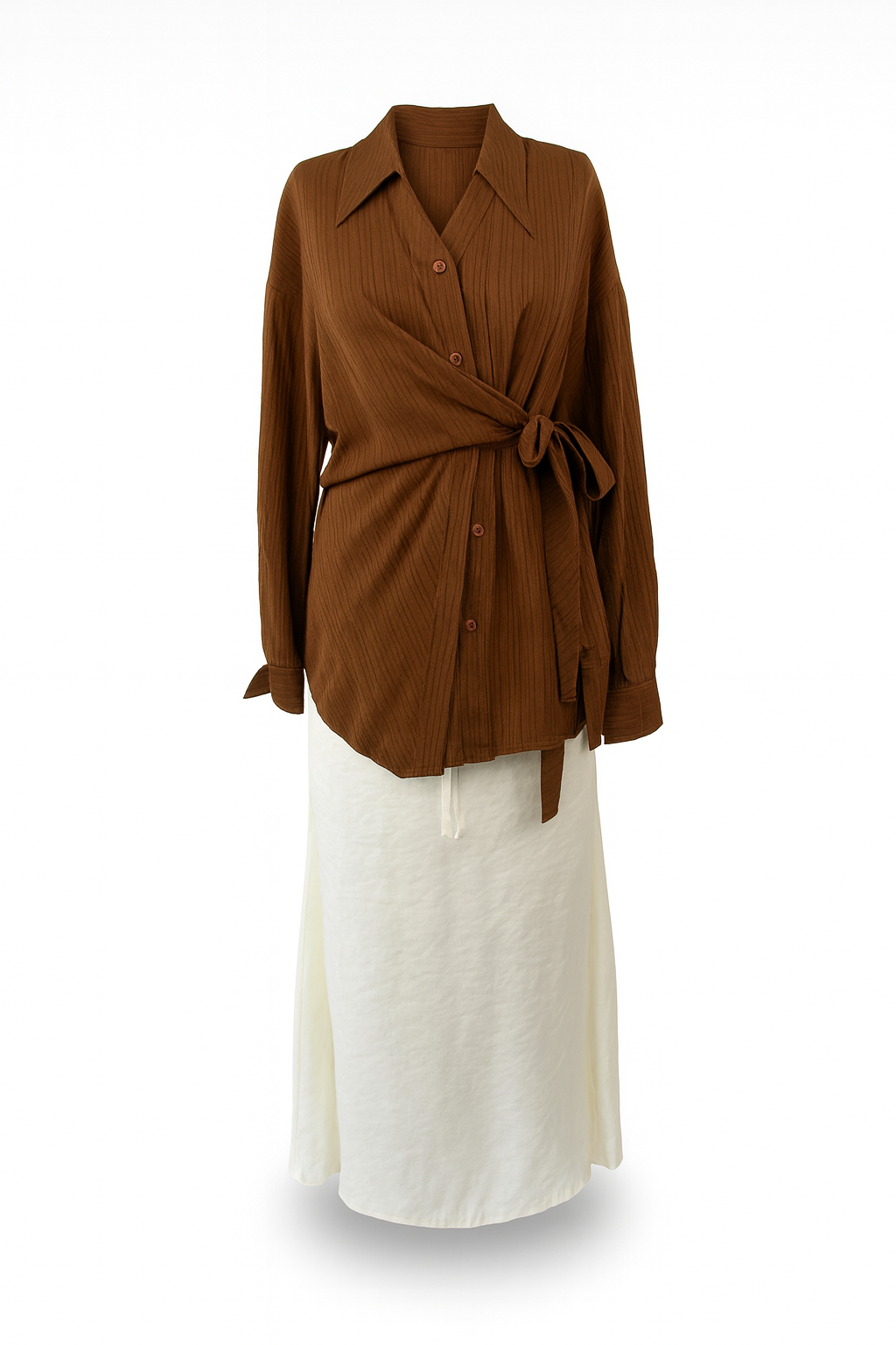 Hemp-Tencel Wrap Shirt